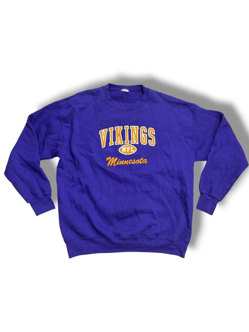 Vintage Minnesota Vikings Sweatshirt Purple NFL Crewneck XL Mens